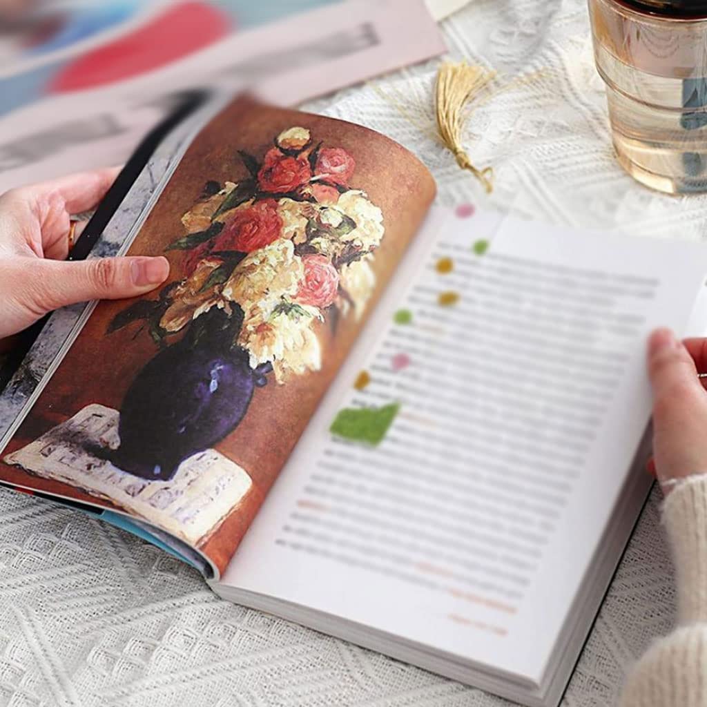 Zakładki do książek 30 stks Bladwijzer Mode Acryl Pagina Markers Diy Met Kwasten Lezen Pagina Markers Voor Studenten Pagina Markers Briefpapier Elegancki retro