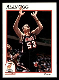 Basketball NBA 1991-92 Hoops #388 Alan Ogg NM Heat