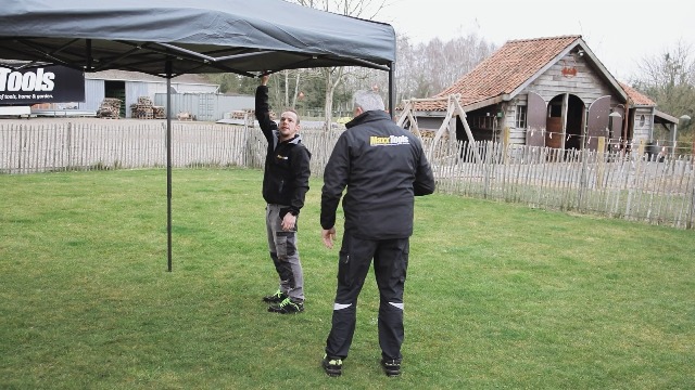Gazebo Pieghevole 3x3 M - Tenda Giardino Oxford 420D Impermeabile | Protezione UV 50+, Altezza Regolabile