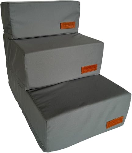 Premium Dog Steps, Gray
