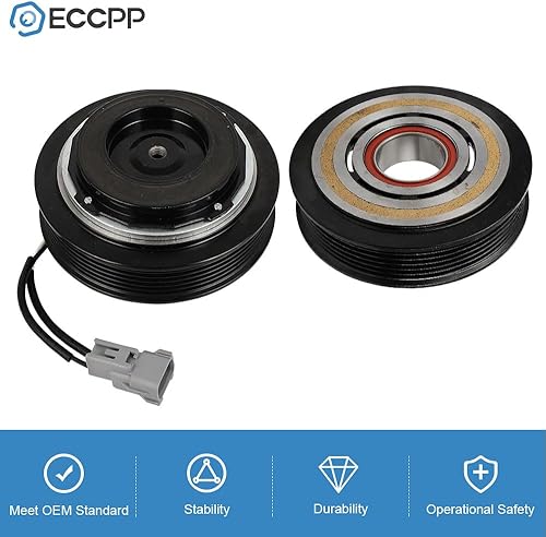 Vista 75 de ECCPP Embrague del compresor del A/C 2004 2005 2006 2007 para Mercury Monterey para Ford Freestar 3.9L 4.2L 1999-2003 Ajuste para Ford Windstar 3.8L