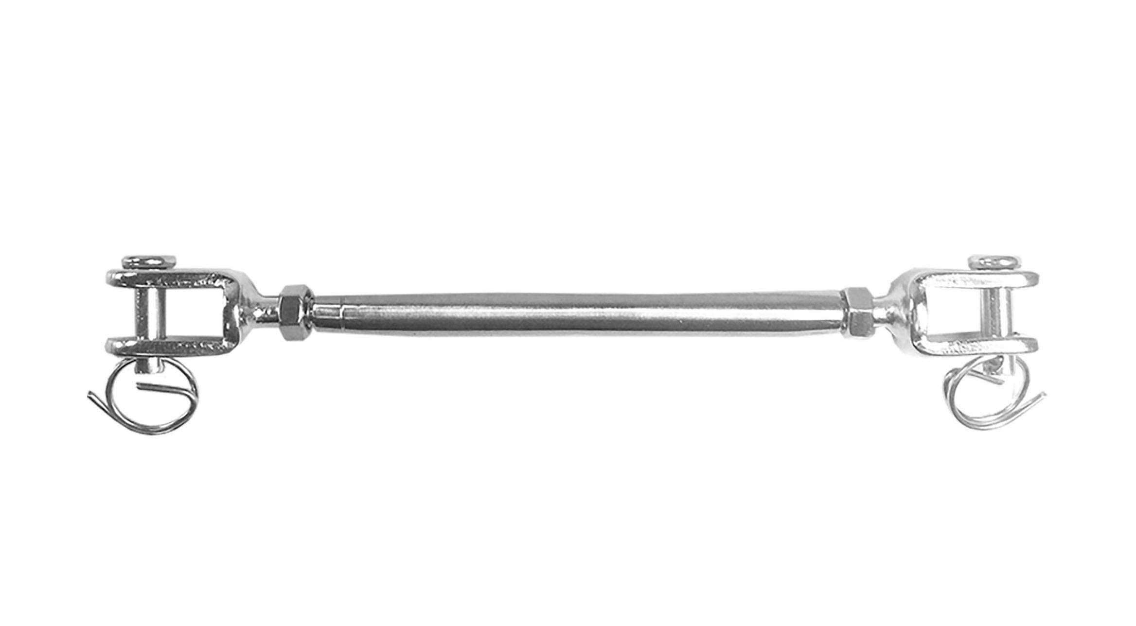 T316 Stainless Steel Jaw/Jaw Closed Body Turnbuckle 3/16