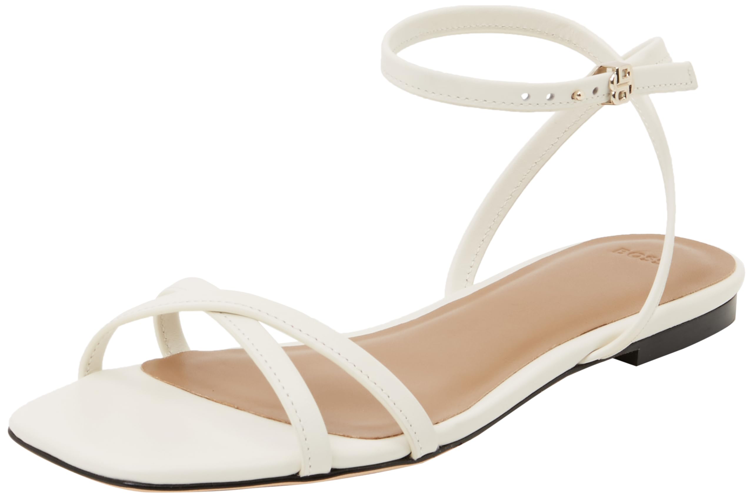 BOSS Charlize_Sandal10_VC, WOMEN Sandal, Open White,