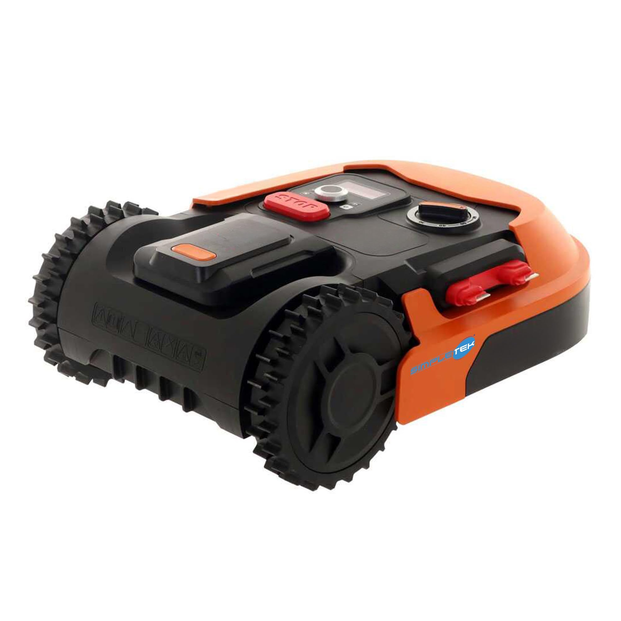 SIMPLETEK - Robot cortacésped M500 Plus - Cobertura de hasta 500 m² - Wi-Fi y Bluetooth - Tecnología Cut-to-Edge - Con hilo perimetral (reacondicionado)