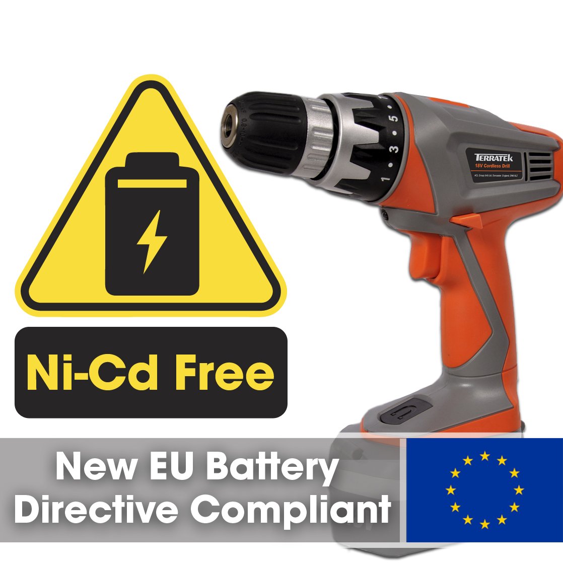 Terratek 18V Cordless Drill Driver, Sensational Electric Screwdriver