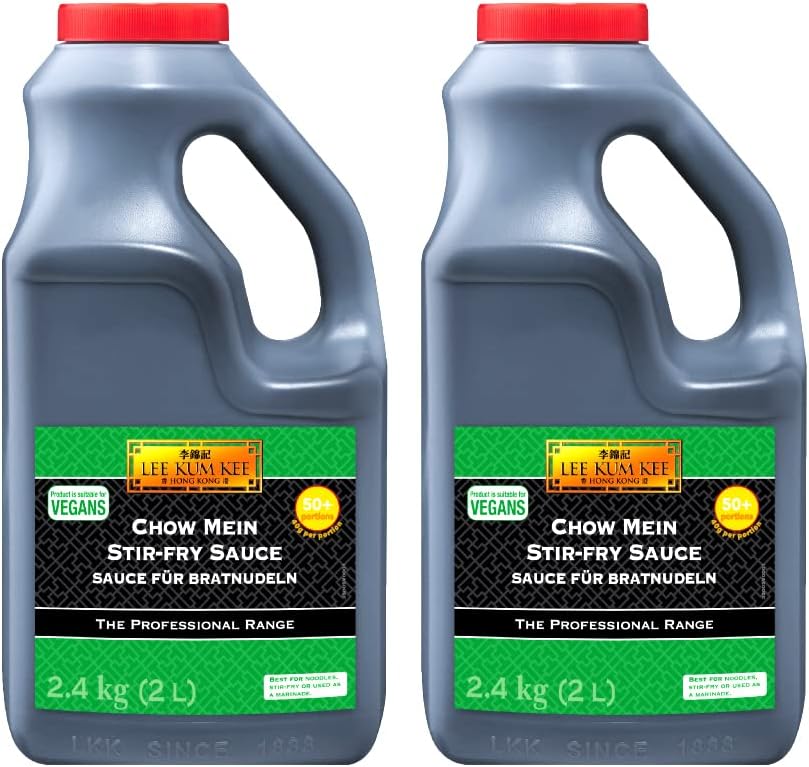 – Lee Kum Kee Chow Mein Stir-Fry Sauce, Professional Range Bulk Size, Vegan, 2.4 kg (Pack of 2)