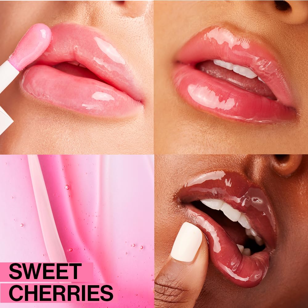 Wet n Wild Tinted Lip Oil, Nourishing & Non-Sticky Pink Lip Gloss Powered by 7 Natural Oils - Image 3