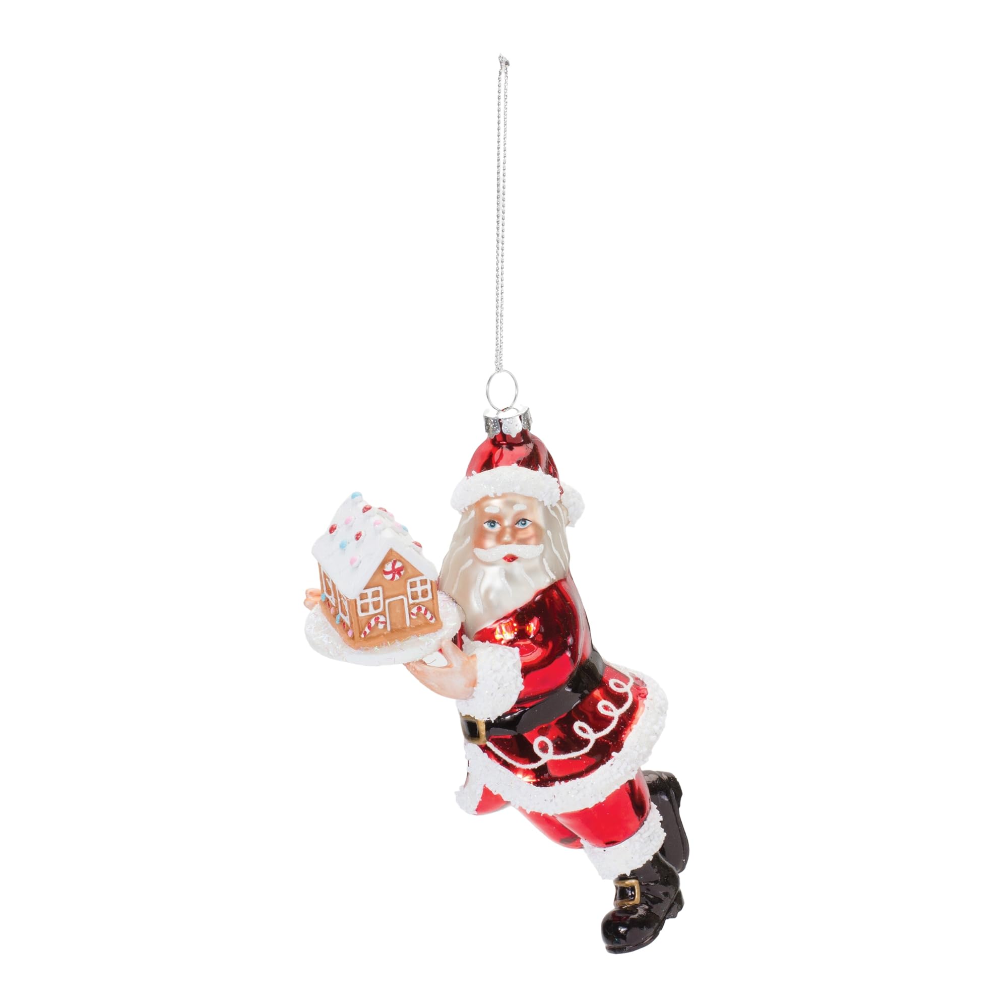 Santa w/Gingerbread (Set of 6) 6.5
