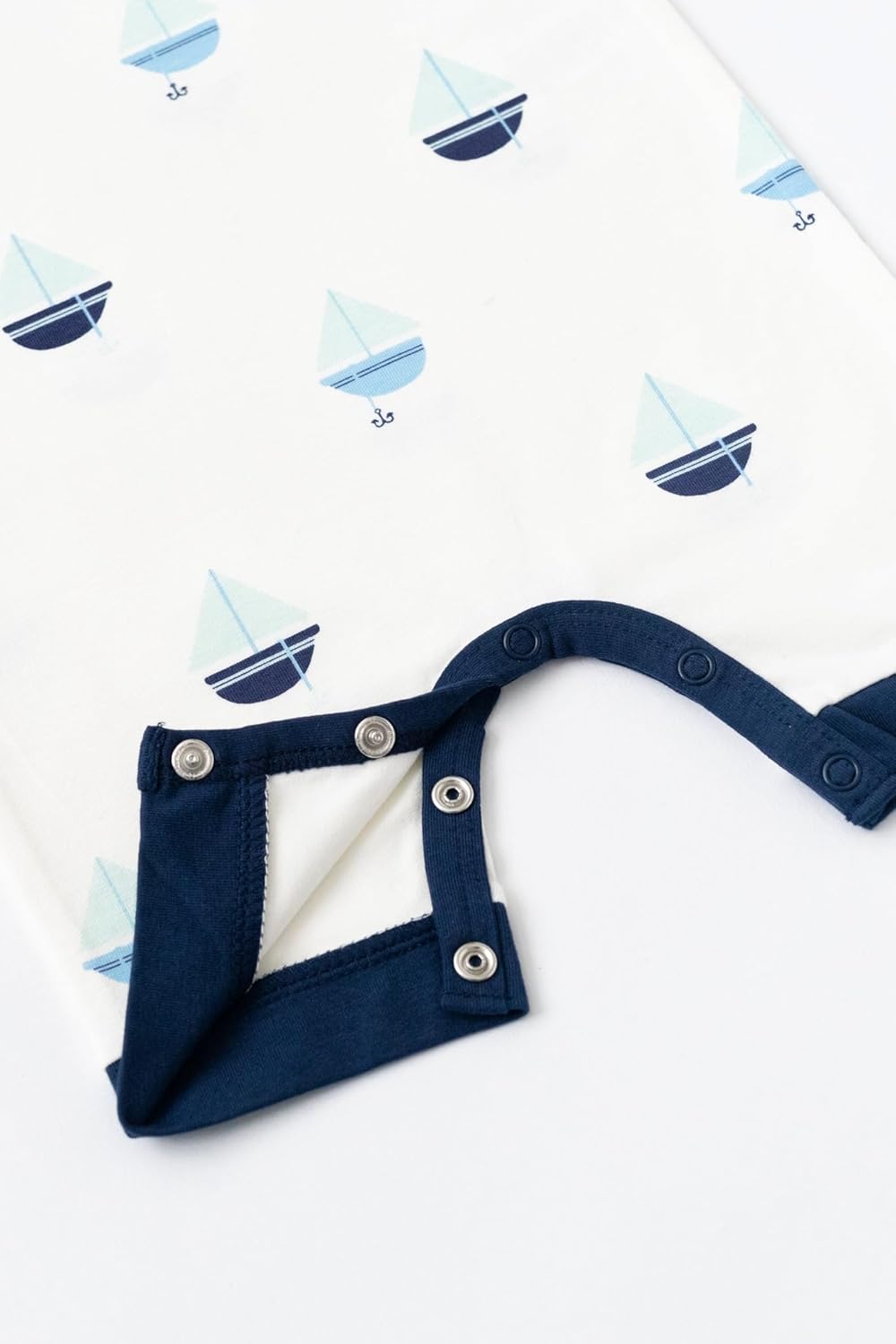 monica + andy Racerback Shortall, 100% Organic Baby Clothes for Boys, Baby Romper, Sizes For Preemie, Newborn & Infant - Image 5