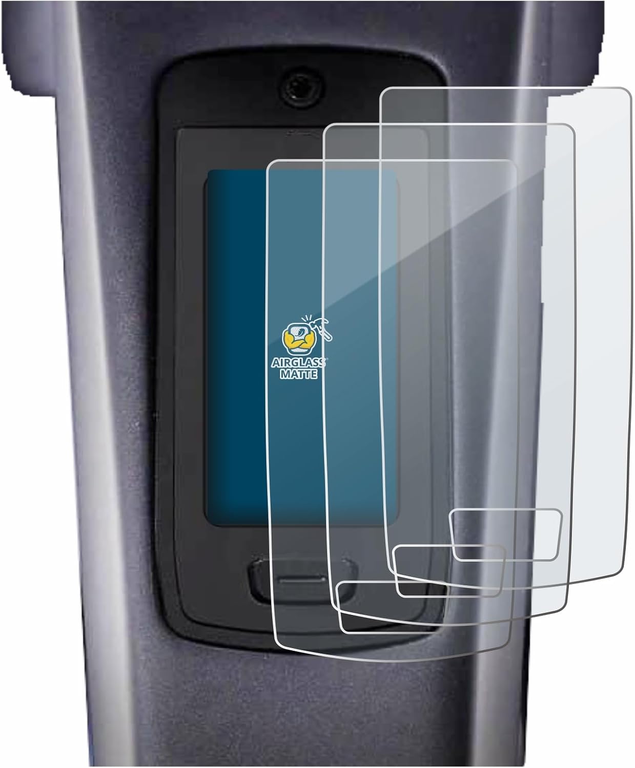 brotect Anti-Glare Glass Screen Protector Matte Compatible with TQ HPR50 E-Bike System (3 Pack) - Anti-Scratch 9H Protection Film