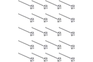 Exquisite Nose Jewels: Enhance Your Radiance with Shimmering Simulated Diamonds