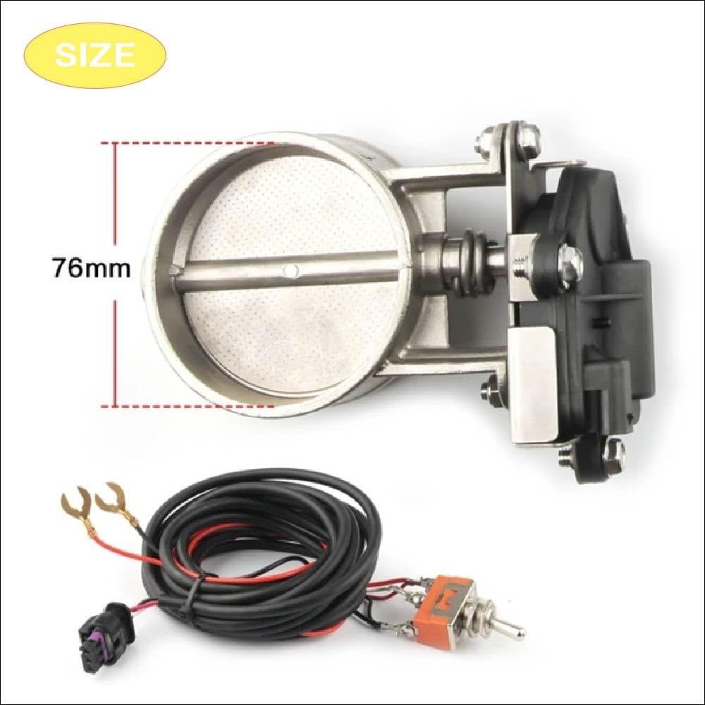 Amazon | マフラー 可変 バルブ トグルスイッチ 開閉 ストレート