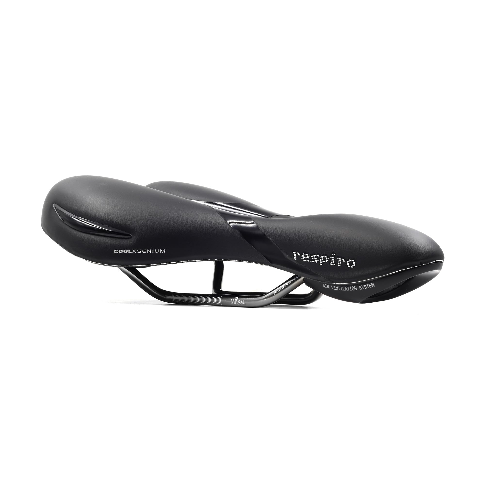 Selle Royal Sattel RESPIRO Soft Ath Atletic, Unisex, schwarz