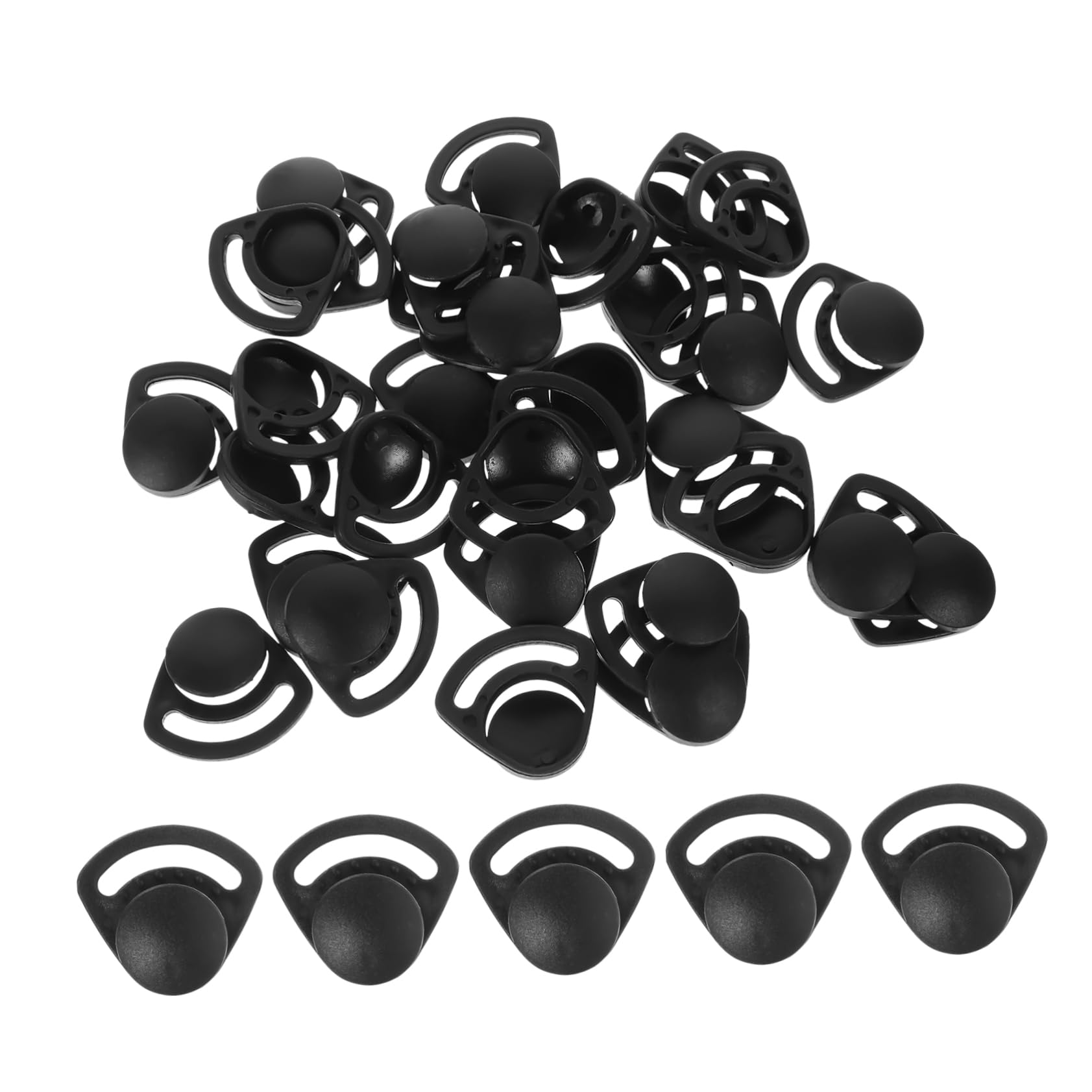ULTECHNOVO 200stücke Sicherheits-schnallen Für Bauhelme Verstellbare Schnallen Ersatzteile Für Helme Installieren Für BAU Und Outdoor-aktivitäten