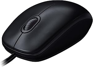 Logitech M100 Wired USB Mouse, 3 Buttons, 1000 DPI Optical Tracking, for Left and Right Handed Users, Compatible with PC, …