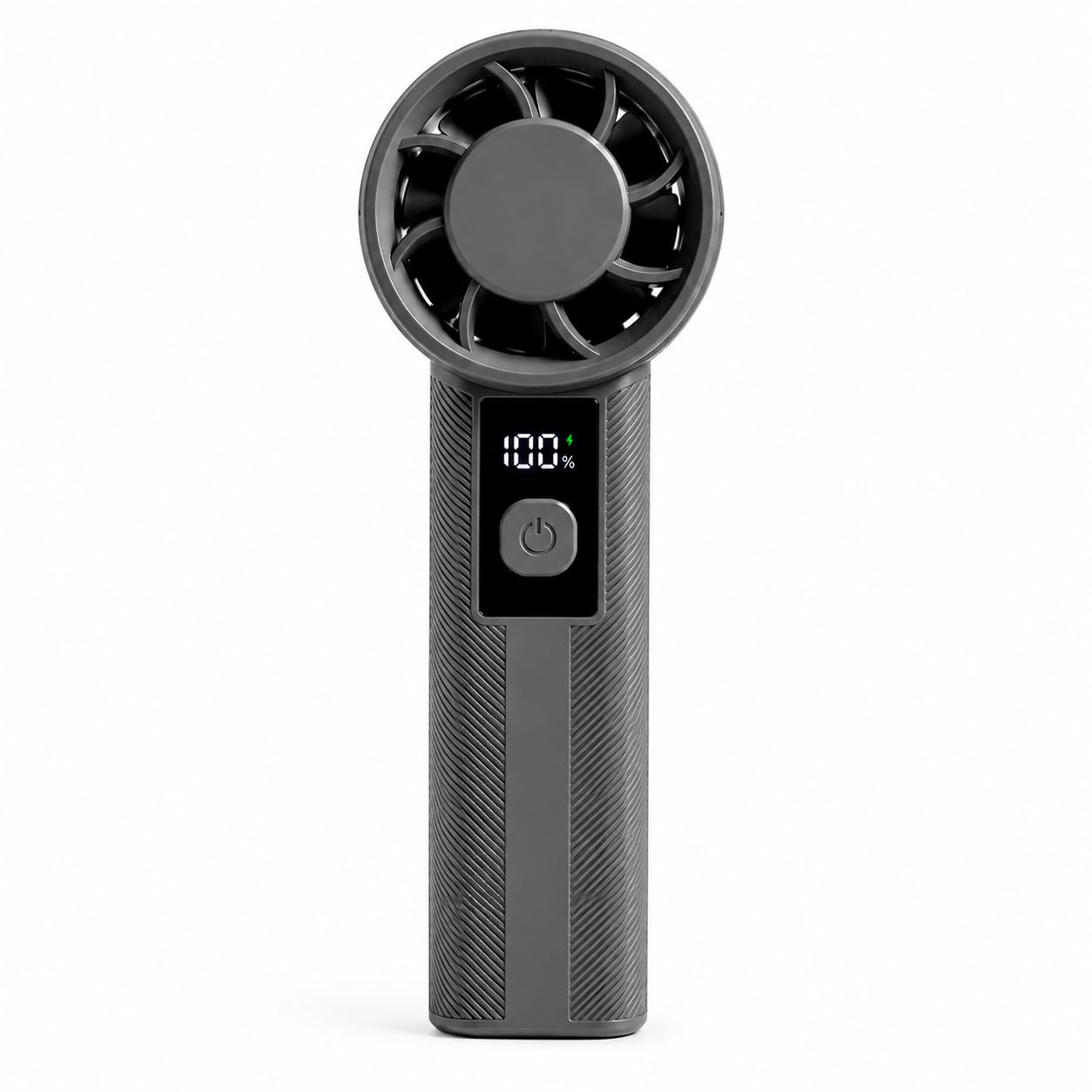 portable hand fan 3000mah rechargeable mini jet personal cooling fan usb type - c quite travel fan for summer outdoor officemini jet hand fan gray