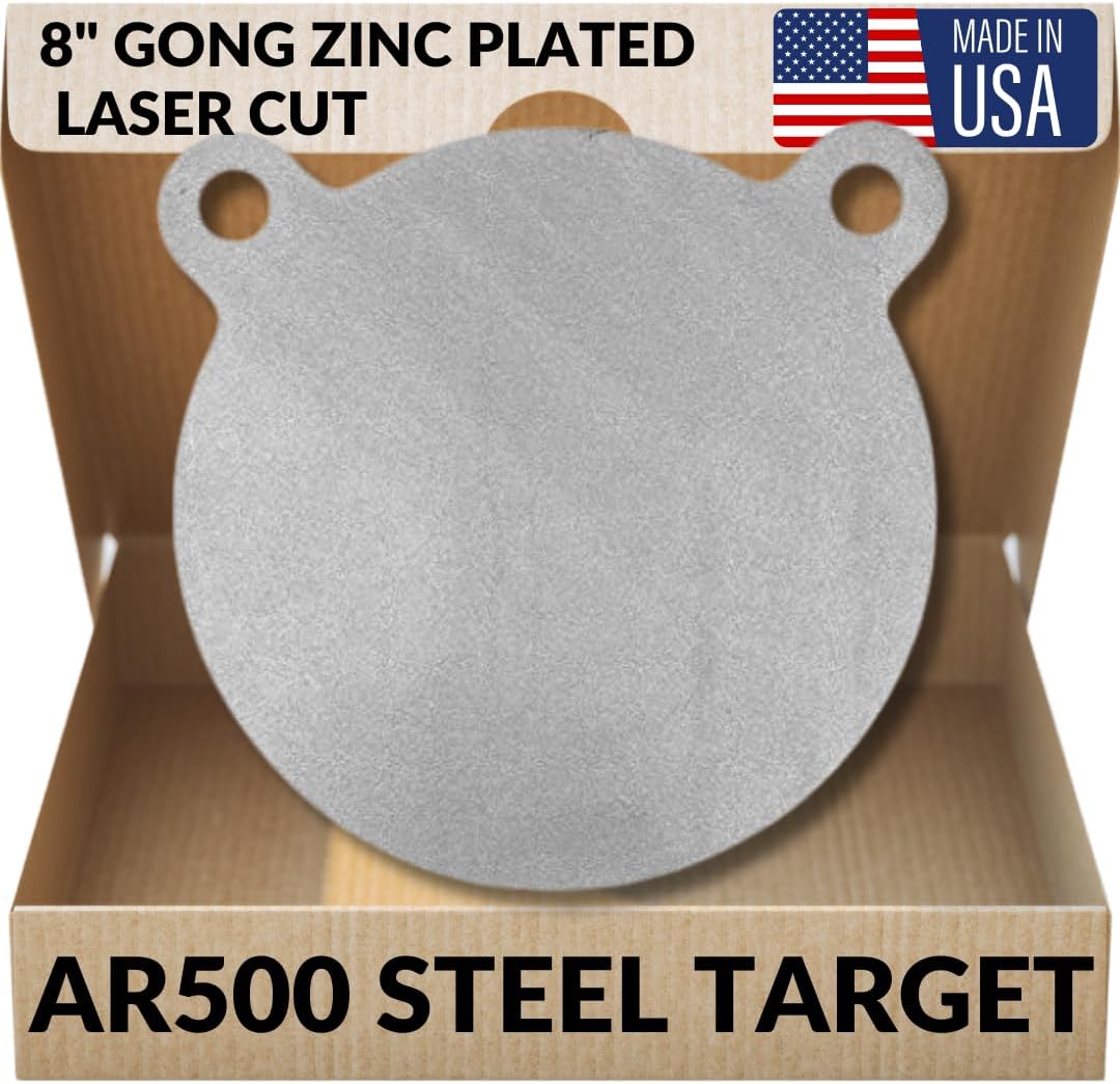 8"x3/8" AR500 GONG