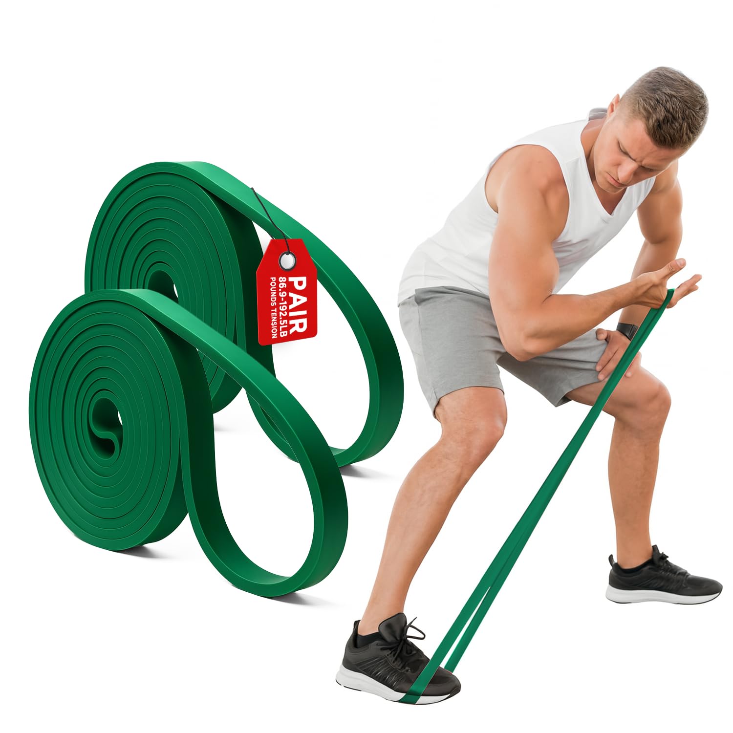 EliteFTS Pro Resistance Band - Boost Core Stability and Flexibility with This Portable, Joint-Friendly Tool