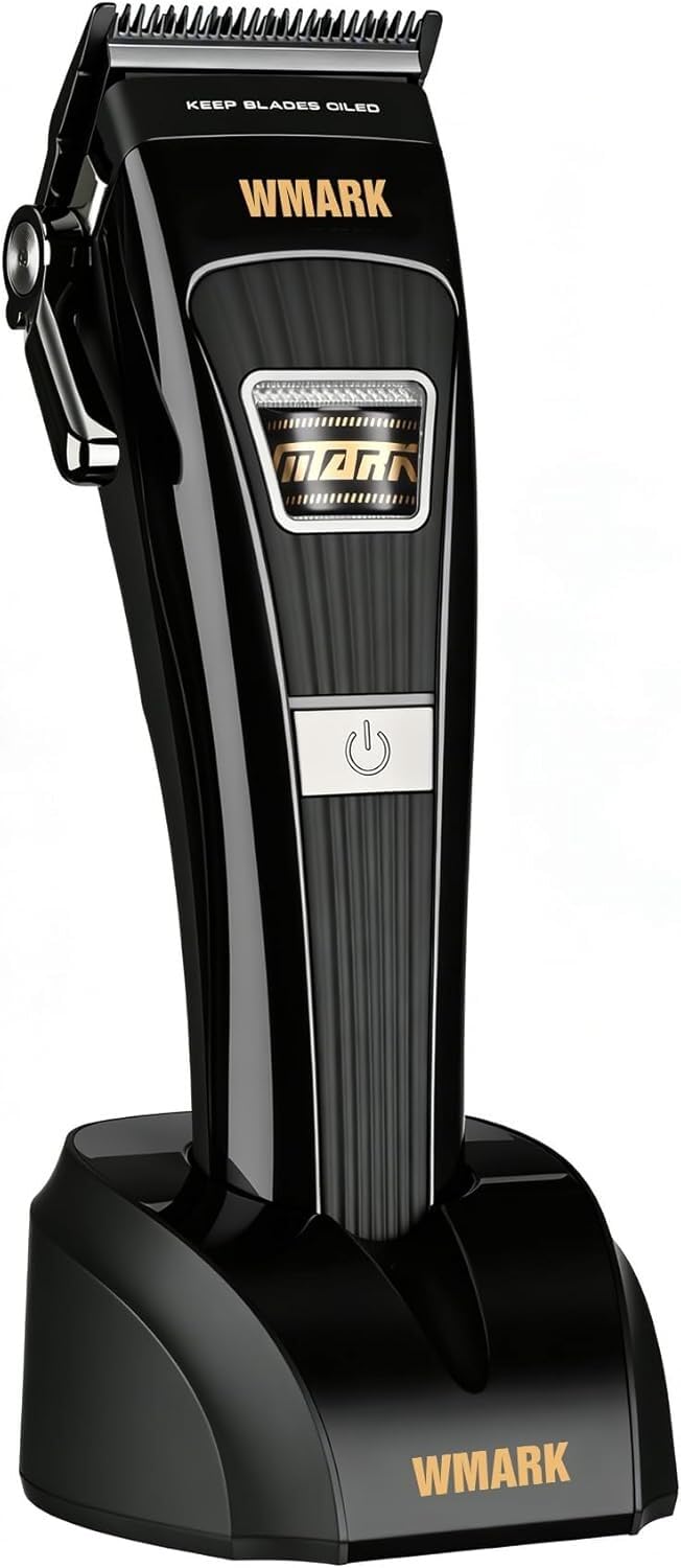 WMARK NG-V1 プロフェッショナル バリカン 1台 WMARK NG-V1 Professional Hair Clipper, 8500 RPM Outer Rotor BLDC