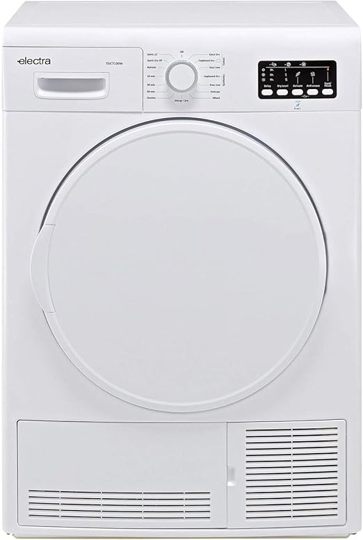 Electra TDC7100W 7Kg Condenser Tumble Dryer White B Rated Amazon