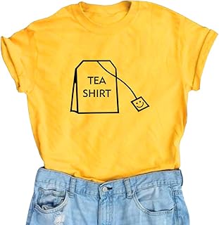 Sponsored Ad - BLACKOO Teen Girl Funny T Shirts Women Cute Tops Junior Graphic Tee