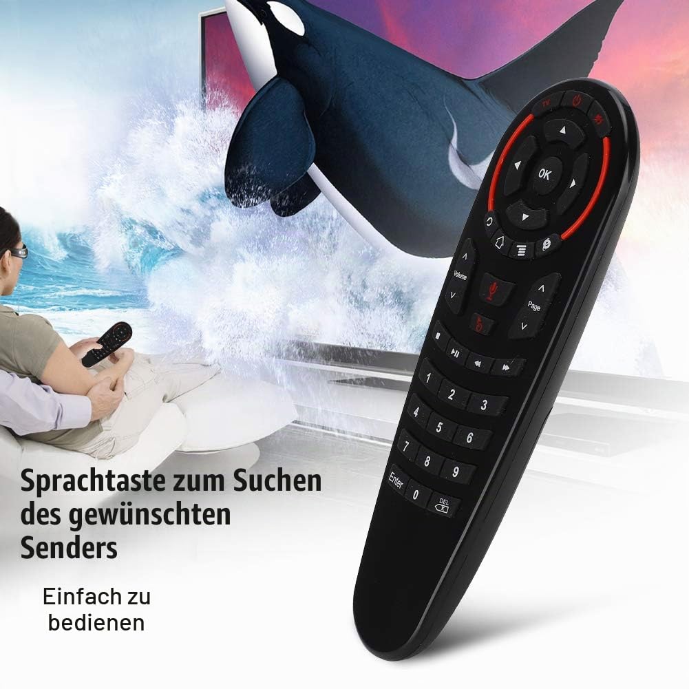 Intelligente Fernbedienung, G30S USB 2.4G Wireless Transmission Intelligent Voice Remote Controller Ersatz, Fly Air Mouse, mit 6-Achsen-Gyroskopsensor