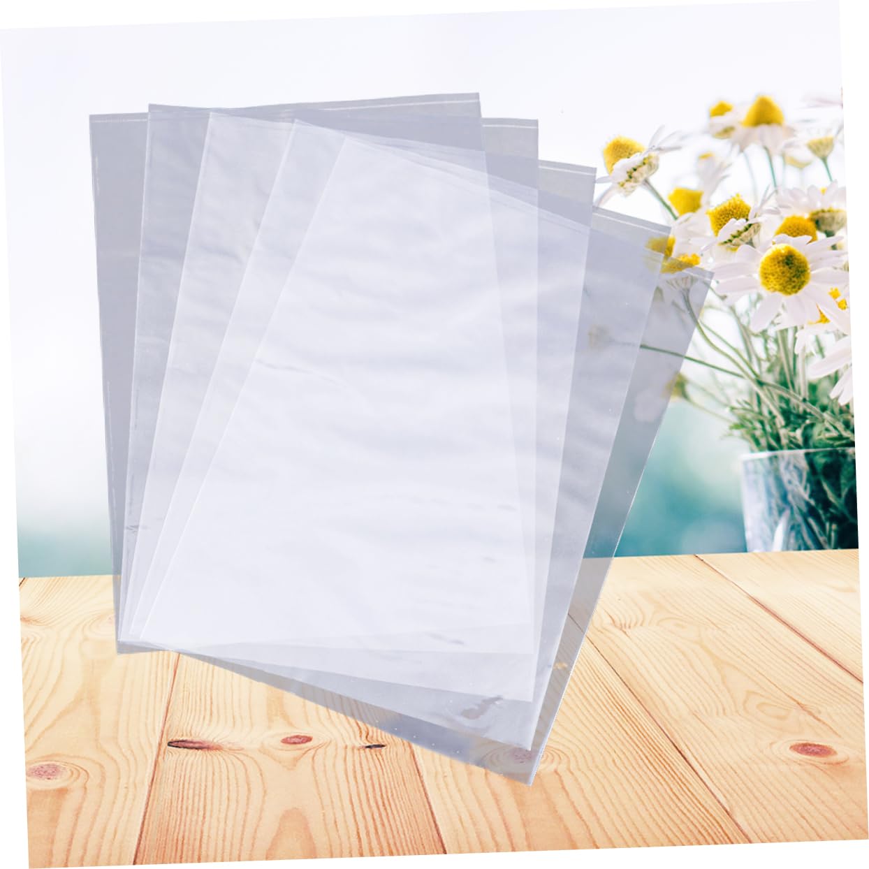 Alipis 300pcs PVC Heat Shrink Wrap Bags for Handmade Crafts Soap and Bath Bombs 10x15cm Laminating Film for Dustproof Packaging and Odorless Protection