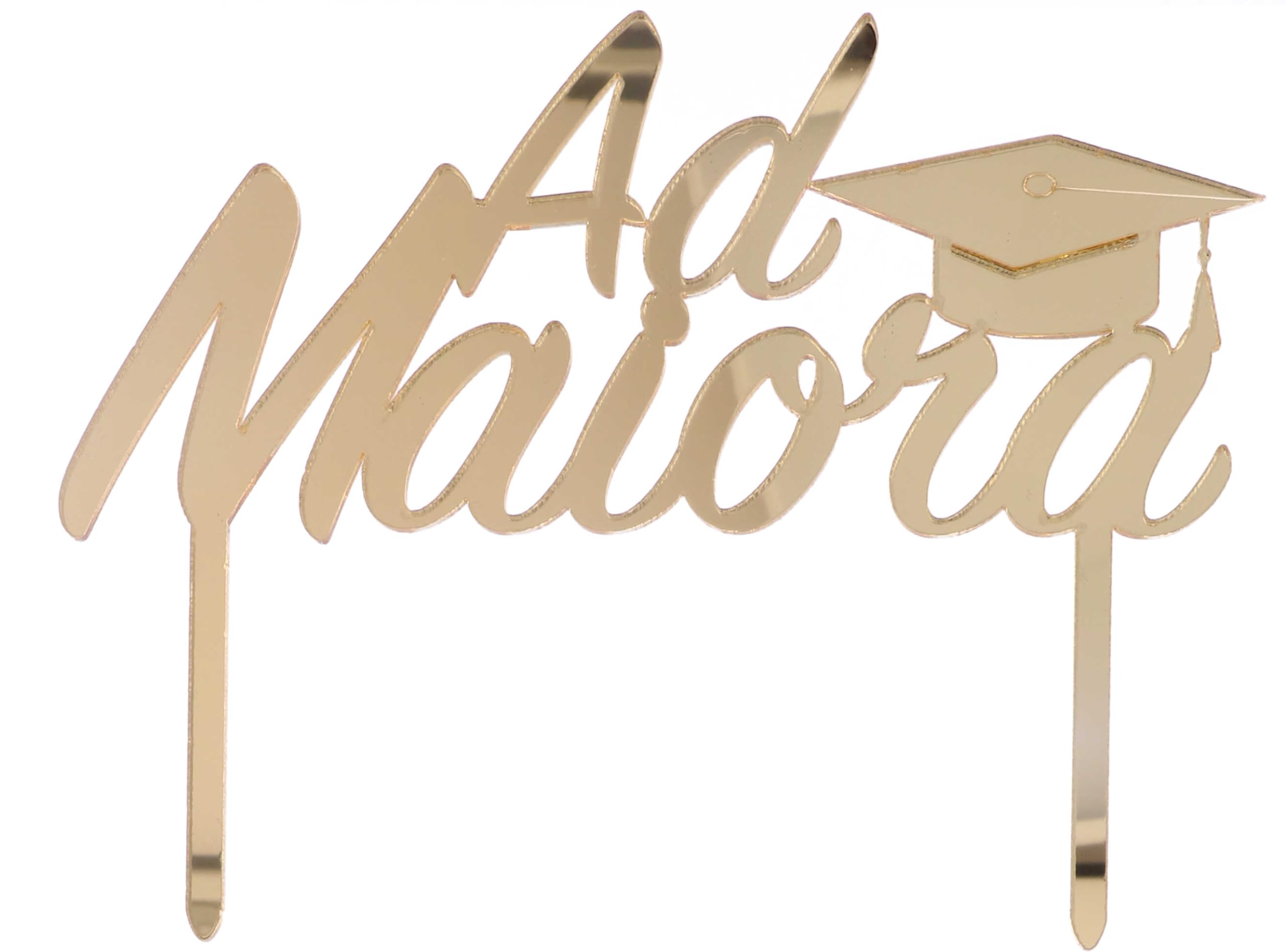 Cake Topper Ad Maiora Plex Gold