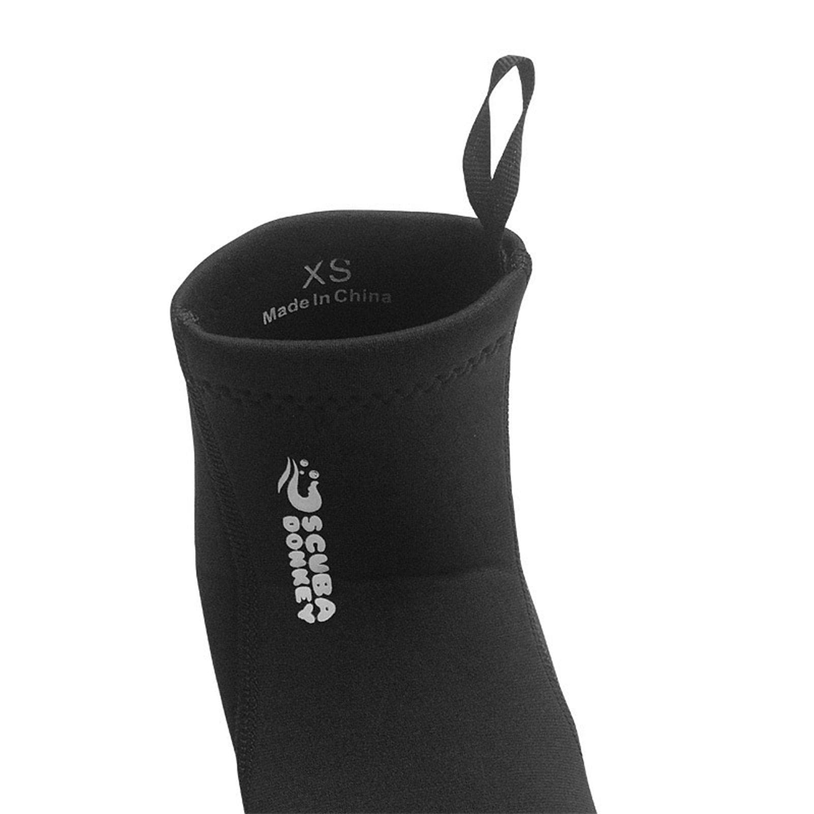 Neoprensocken, Tauchsocken, Wasserflossen, für Erwachsene, Surfen, Schnorcheln, Wandern, Größe S, Schwarz