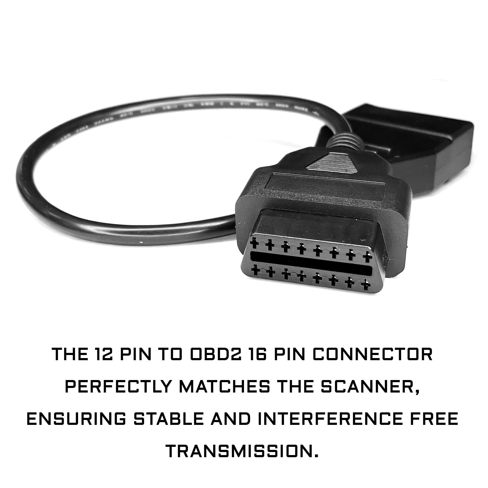 1 adaptador OBD1 a OBD2 GM, conector de escáner OBD1 y adaptador OBD1 a OBD2, adaptador de herramienta de diagnóstico de escáner de coche compatible con GM de 12 pines a OBD1 a OBD2 conector de