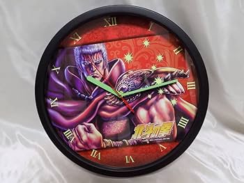 Amazon.co.jp: 北斗の拳 掛け時計 蓄光 北斗七星 ウォールクロック