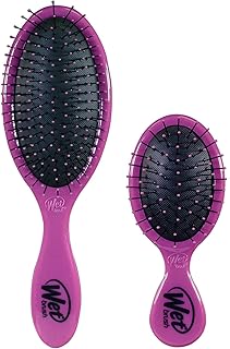 Wet Brush Detangler and Squirt Hair Brush Combo, Exclusive Ultrasoft IntelliFlex Bristles, Glide Through Tangles With Ease...