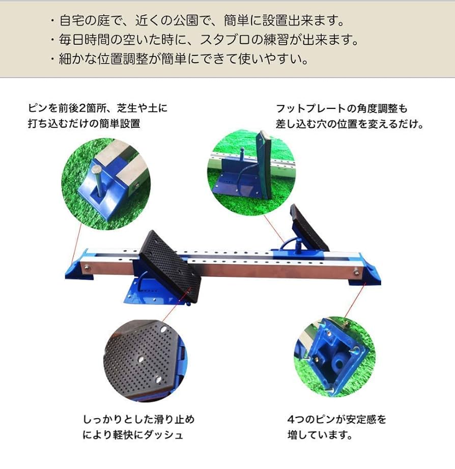 【新品未使用】Leyicy スターティングブロック 陸上競技 短距離 Amazon | スターティングブロック 陸上競技 短距離 64*31*13cm
