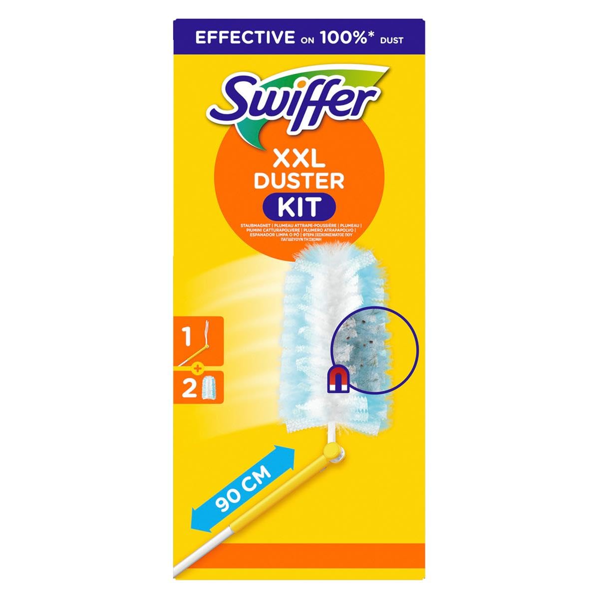 Image secondaire de Swiffer Kit comprenant 1 plumeau attrape-poussière XXL et 2 chiffons