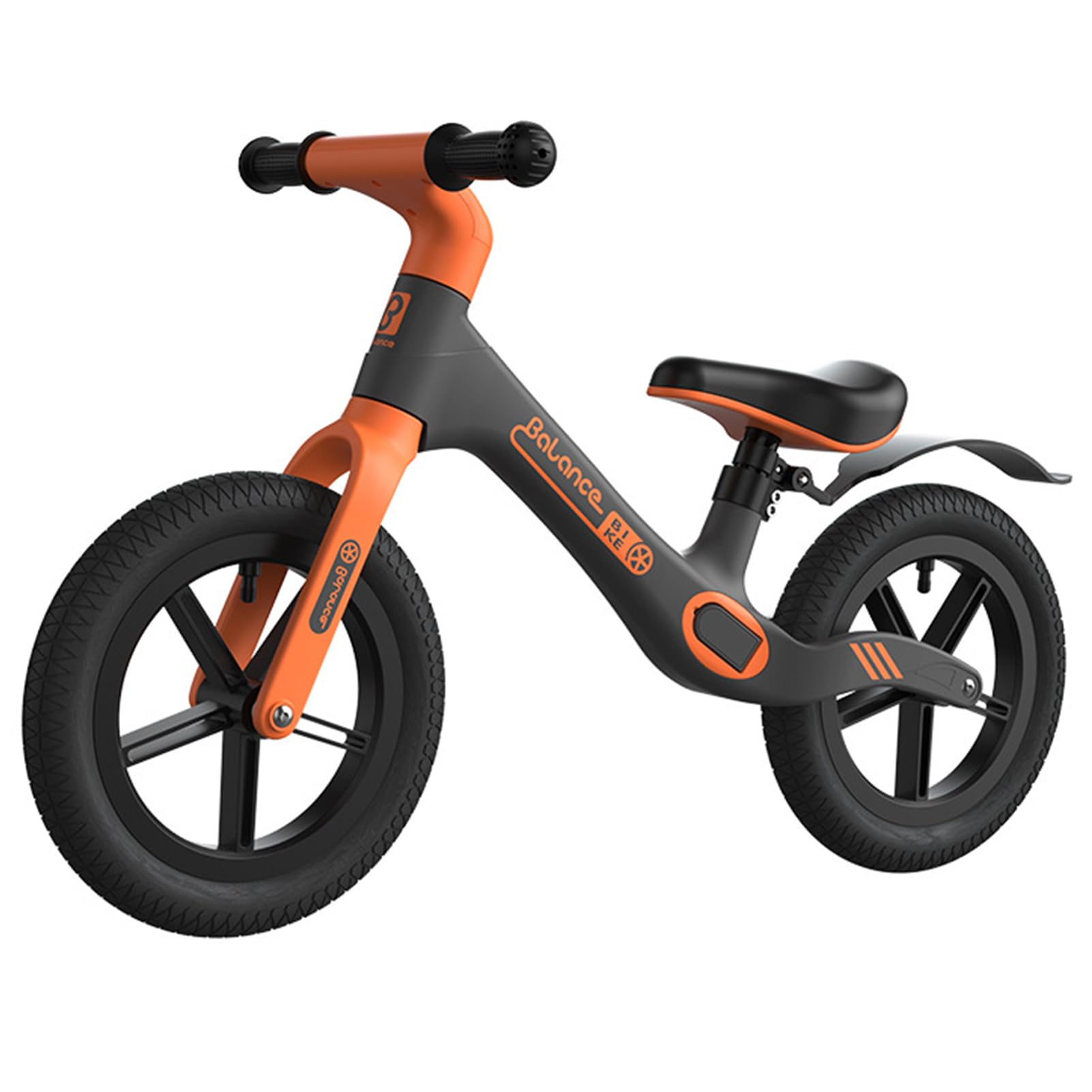 Beauenty Balance Bike, 12 Inch Kids No Pedal Training Bicycle, Lightweight Balance Bicycles with Adjustable Handlebar and Seat, Ages 18 Months to 6 Years Toddler