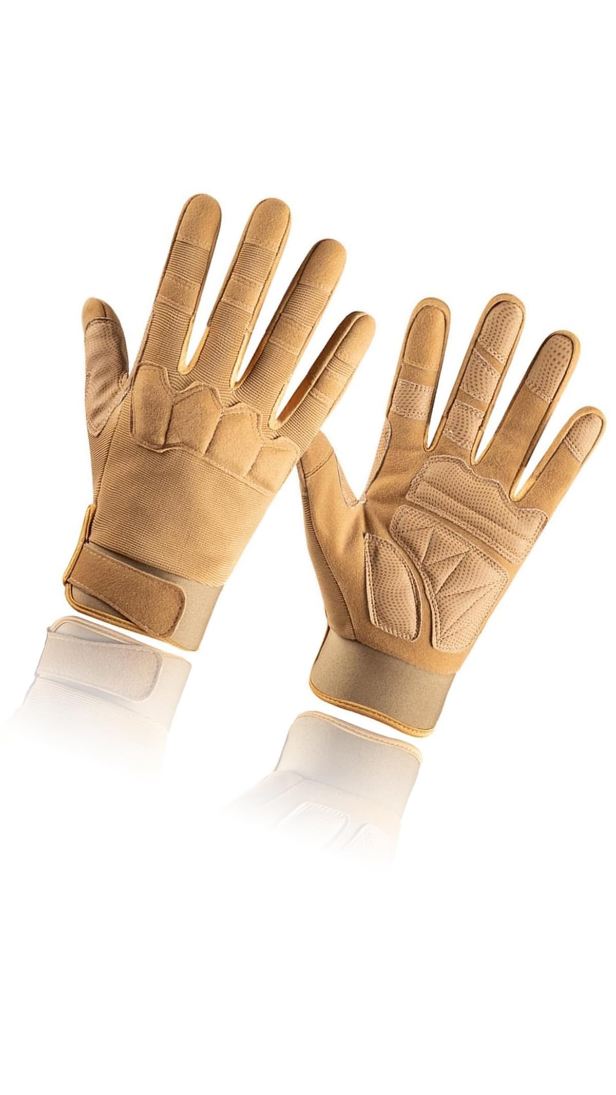 Mechanics Work Gloves - Cut Resistant, Safety Grip for Men - Durable Hand Protection Gloves for DIY, Welding, Riding - Enhanced Feel & Control