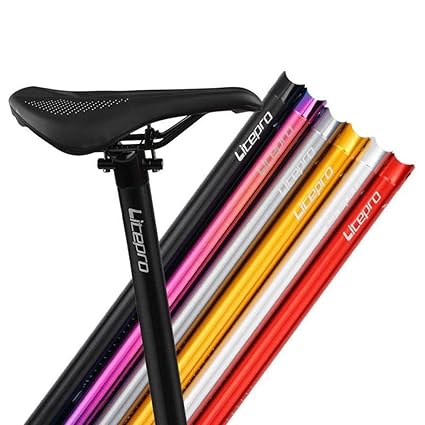 WINTI 33.9X 600M Folding Bike Seat Post Replacement for Dahon Bicycle Red