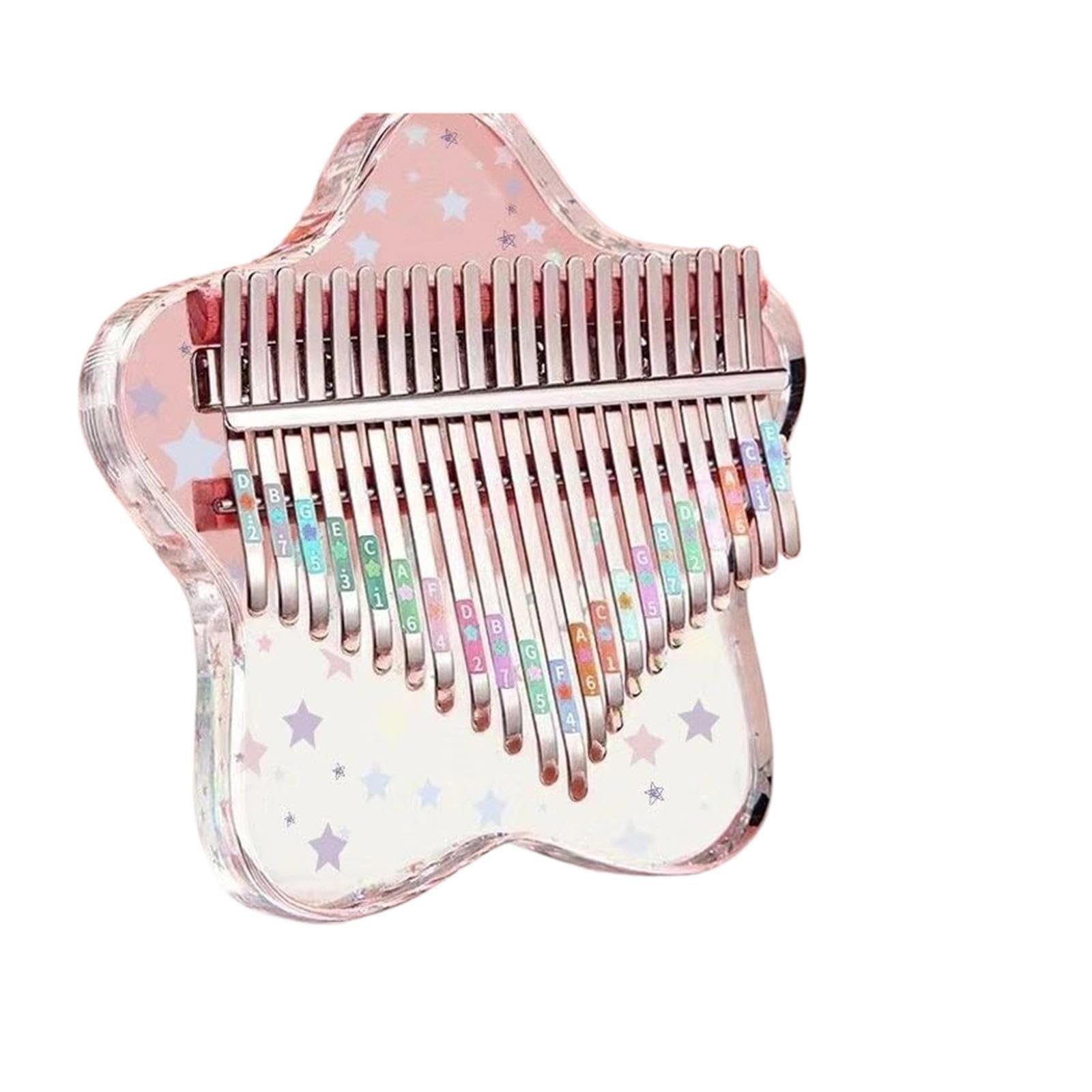 Solidna Kalimba Przenośna Przezroczysta Kalimba