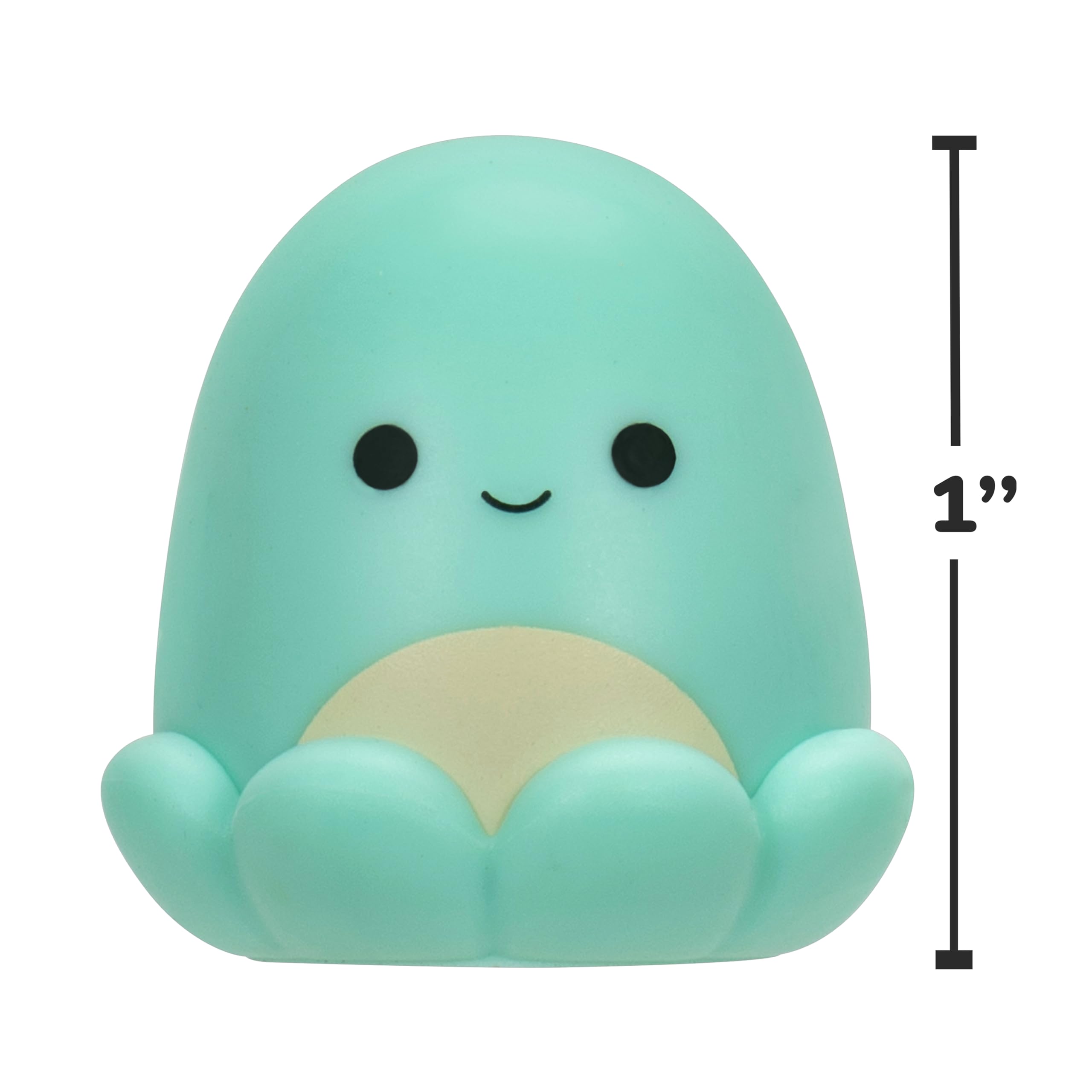 Squish-a-longs Zestaw 8 mini squish 2,5 cm (styl 1 - W2) z (2) akcesoriami, (1) pierścieniem i przewodnikiem kolekcjonerskim, do kolekcjonowania, handlu i zabawy