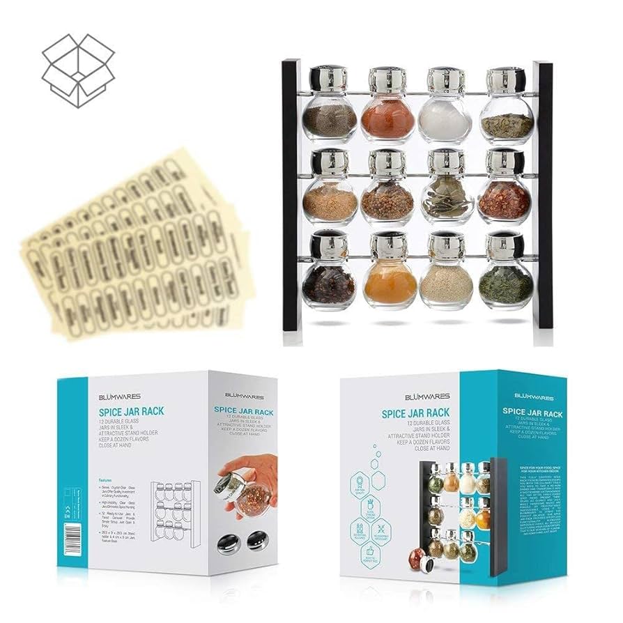 アラビア スパイスホルダー4点セット（レア） Amazon｜スパイスラックスタンドホルダー ボトル12本 かっこよく