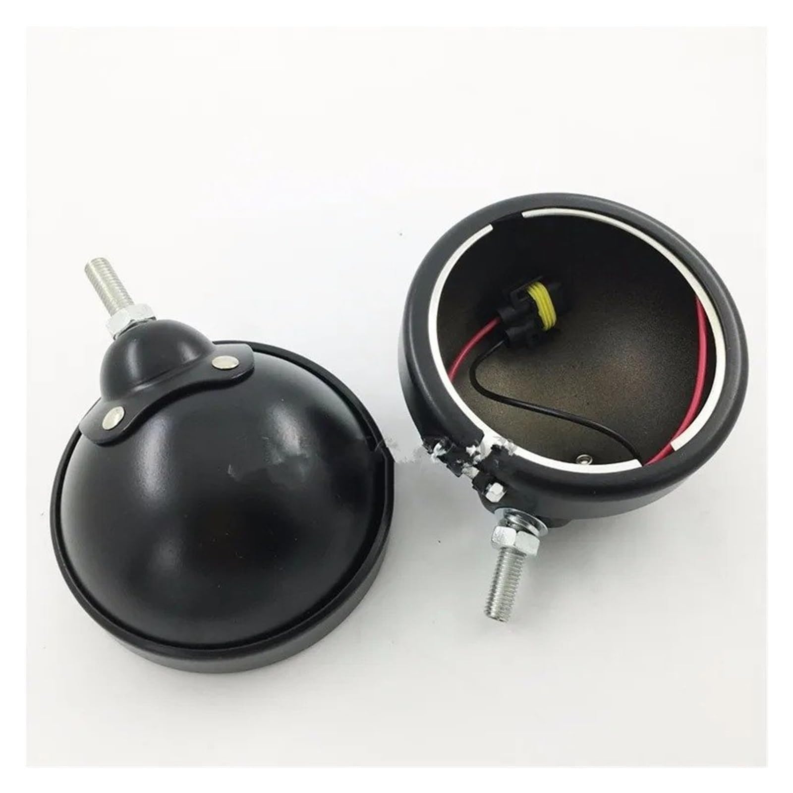 Fanale Anteriore Fari Moto Staffa Per Secchio Alloggiamento Fendinebbia 1 Paio Da 4,5 Pollici Per Accessori Moto Secchio Per Fendinebbia (alloggiamento Luce Argento)