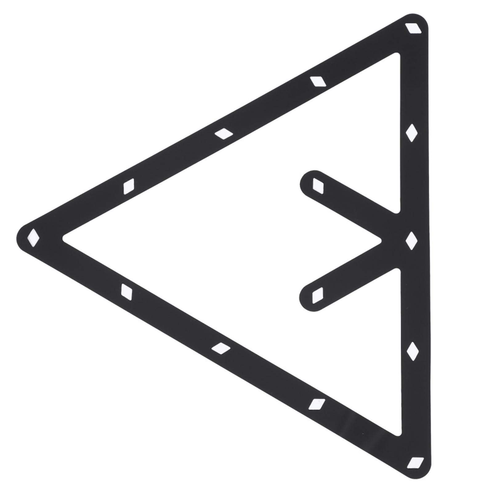 Demeras 6PCS Biliardo Foglio Biliardo Triangolo Cue Rack Tavolo Palla da Biliardo Carta Tavolo da Biliardo Stecca da Biliardo Accessorio per Snooker Biliardo