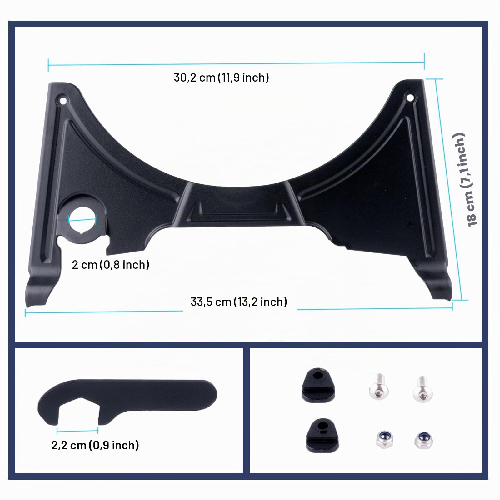 Déflecteur Vent carénage de Cockpit de Moto Compatibles avec R1200GS LC (2013-2018)/LC ADV (2014-2018) et R1250GS R1250GS ADV (2018-2023)