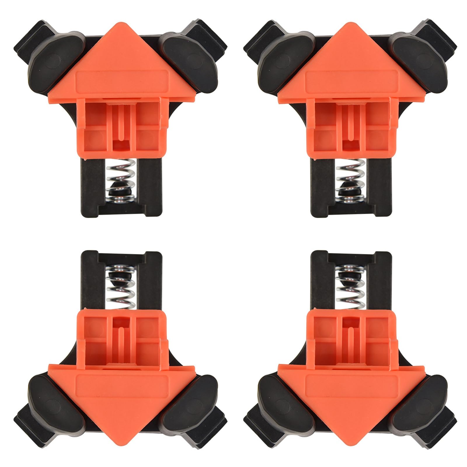 Corner Clamps for Woodwork, Angle Clamps for Wood, 90 Degree Right Angle Clamp, Suitable for Woodworking, Drilling and Cabinet Making, Save Working Time and Improve Efficiency, 4 Pcs