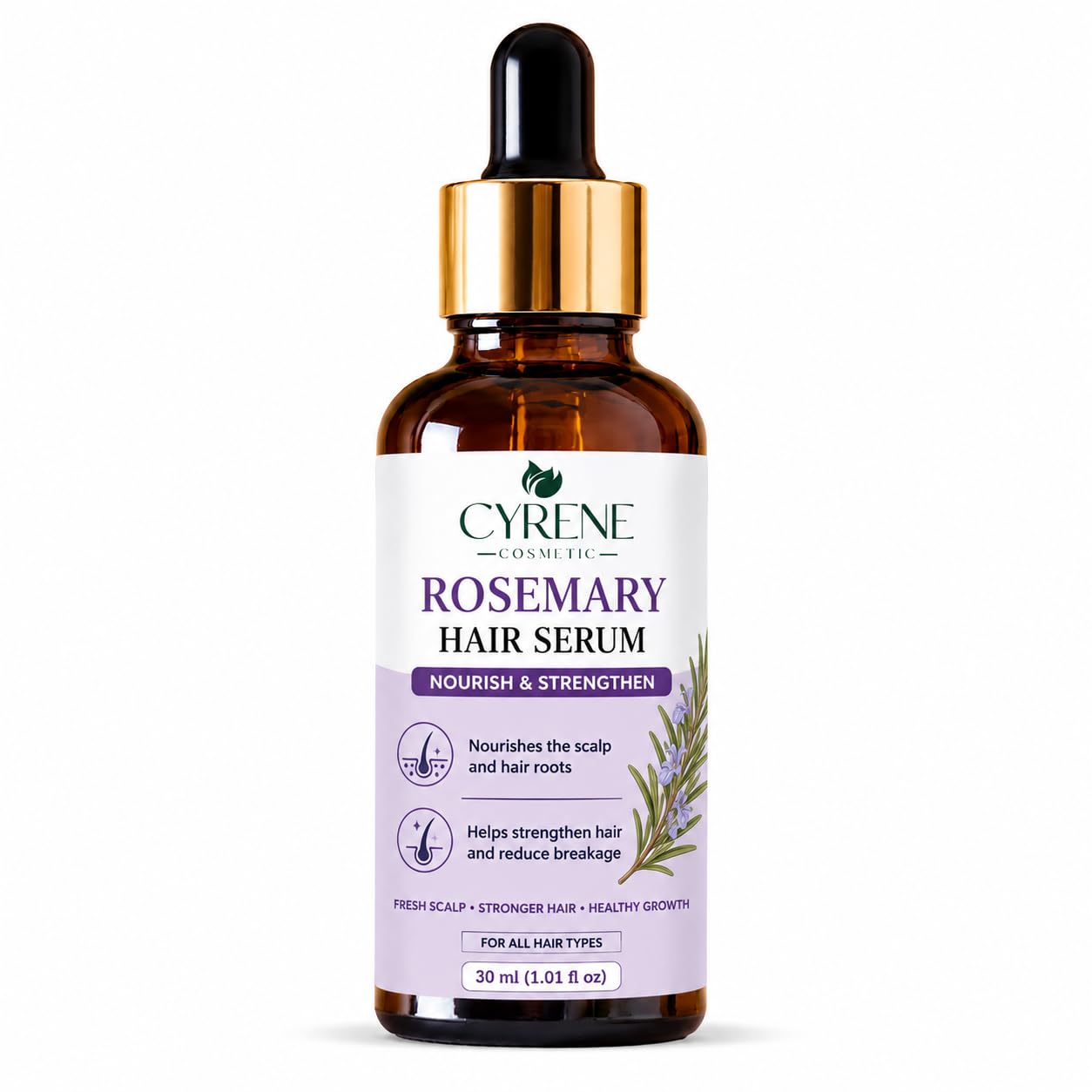 Rosemary Hair Serum, Nourishing Hair Serum for Smooth, Healthy-Looking, Suitable for All Hair Types, 30ml-picture-48