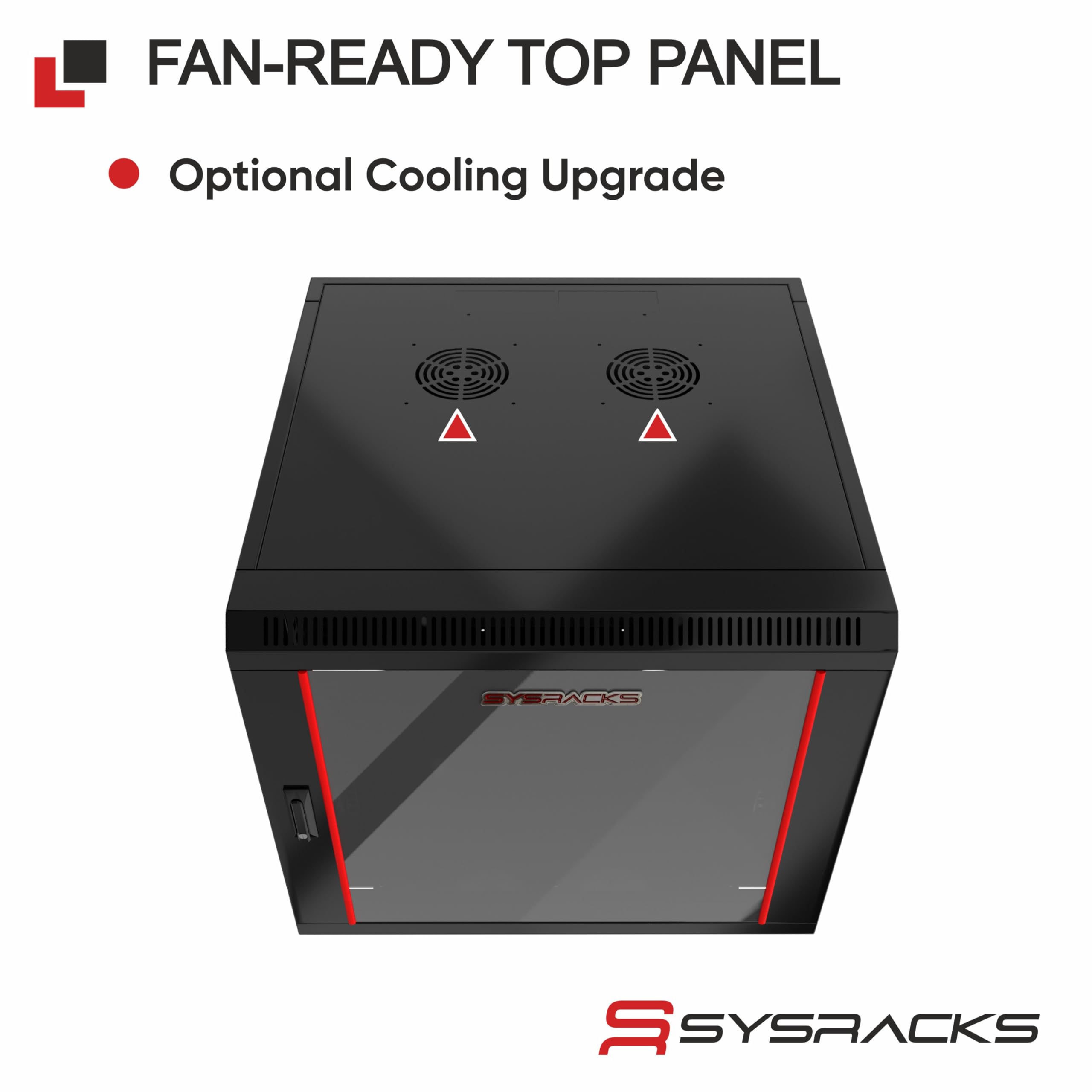 12U - Server Rack - Wall Mount Rack - Armadio di bloccaggio per rete - Elettronica - Sicurezza - Audio - Video - Apparecchiature AV - Rack dati - Armadio server profondità 18 pollici