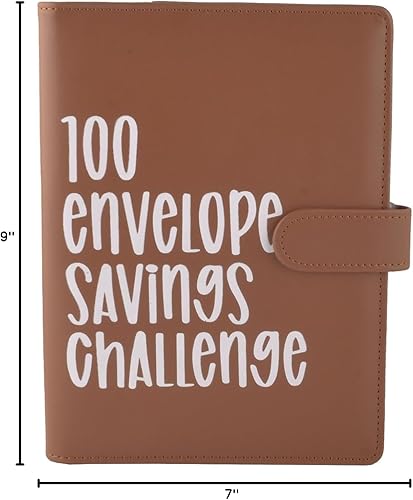Miniatura 7 de Carpeta de desafío de 100 sobres, carpeta de desafíos de ahorro, carpeta de presupuesto con sobres para efectivo, manera fácil y divertida de