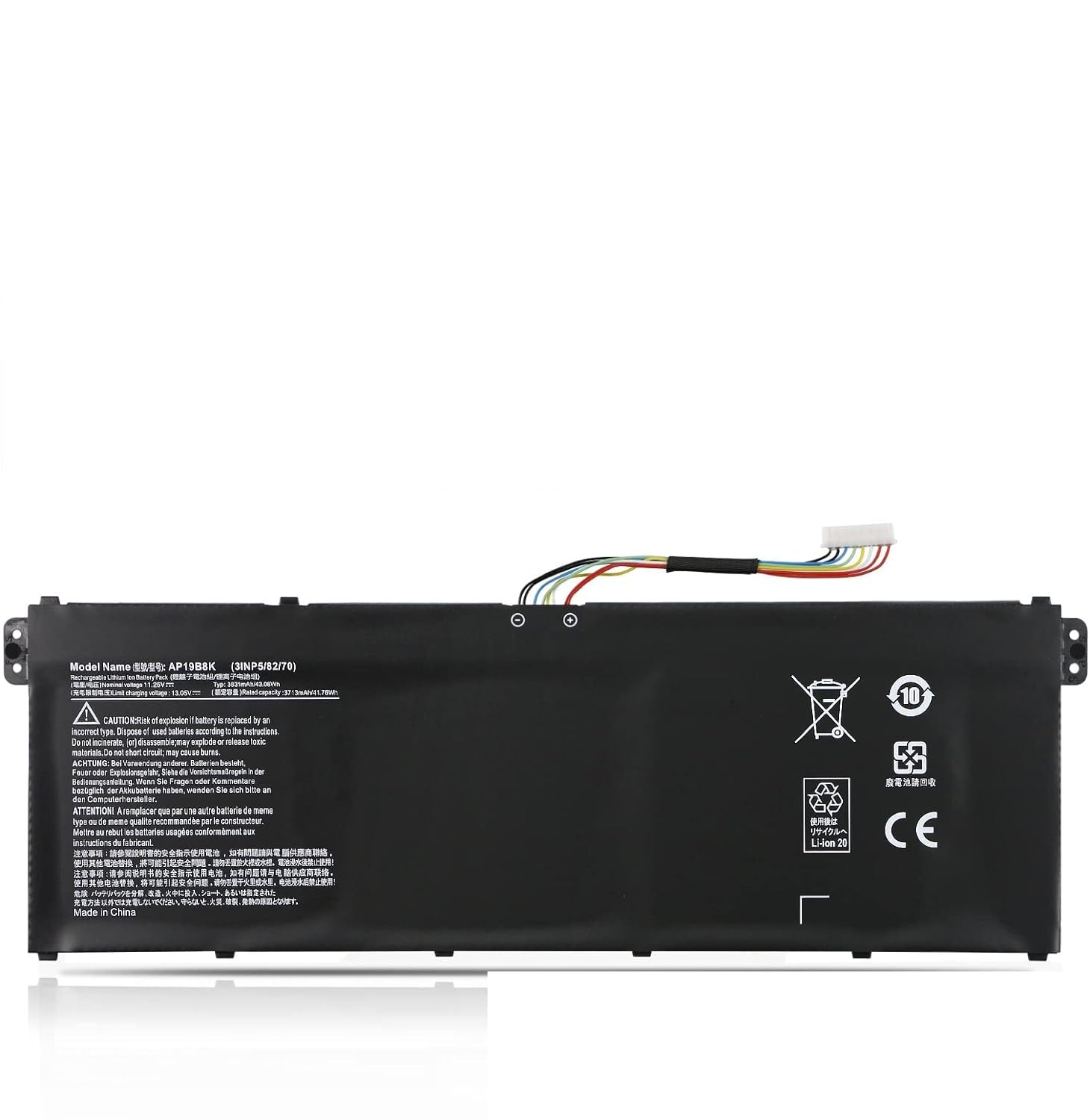 Wefly AP19B8K Laptop Battery Compatible for Acer Aspire 3 A314-22 A315-23 A315-56 A315-58 A317-52 A317-53 5 A514-53 A514-54 A515-56 Swift 3 SF314-42 SF314-57 SF314-58 TravelMate P2 TMP214-51 TMP214-52 (B0CQFVJN59) Amazon Price History, Amazon Price Tracker