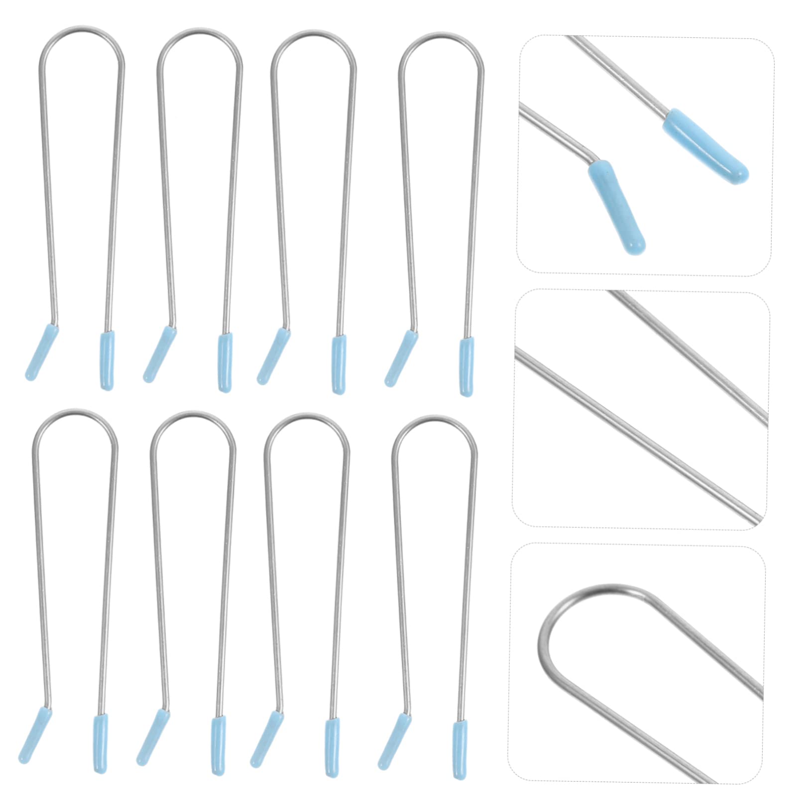 minkissy 100piezas Clips Para Cabello Eléctricos Fijación Para Rizador De Cabello Clips De Repuesto Para Rodillos De Perm Salón y Hogar Herramientas De Estilo