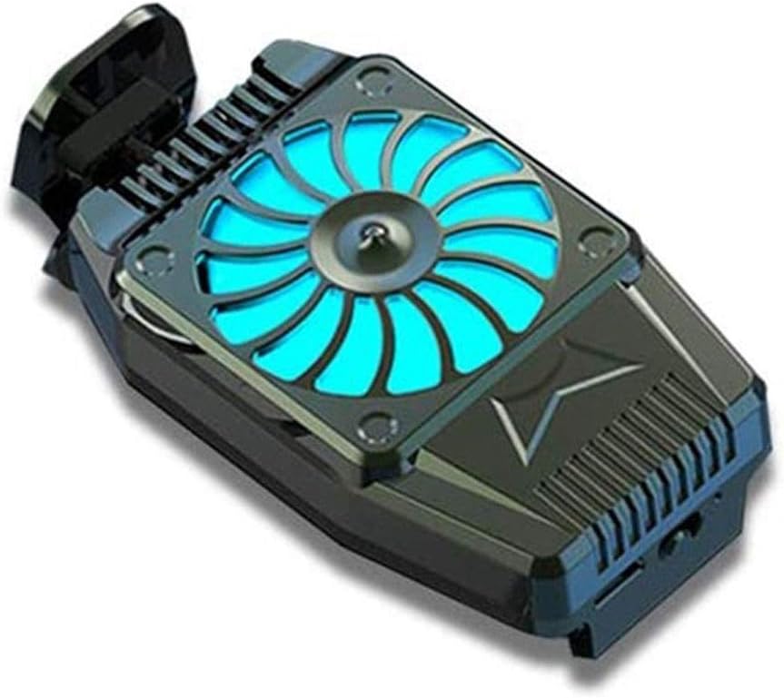Cell Phone Cooler, Mobile Phone Radiator for Playing Games Watching Videos, Cooler Controller Compatible for Smartphone